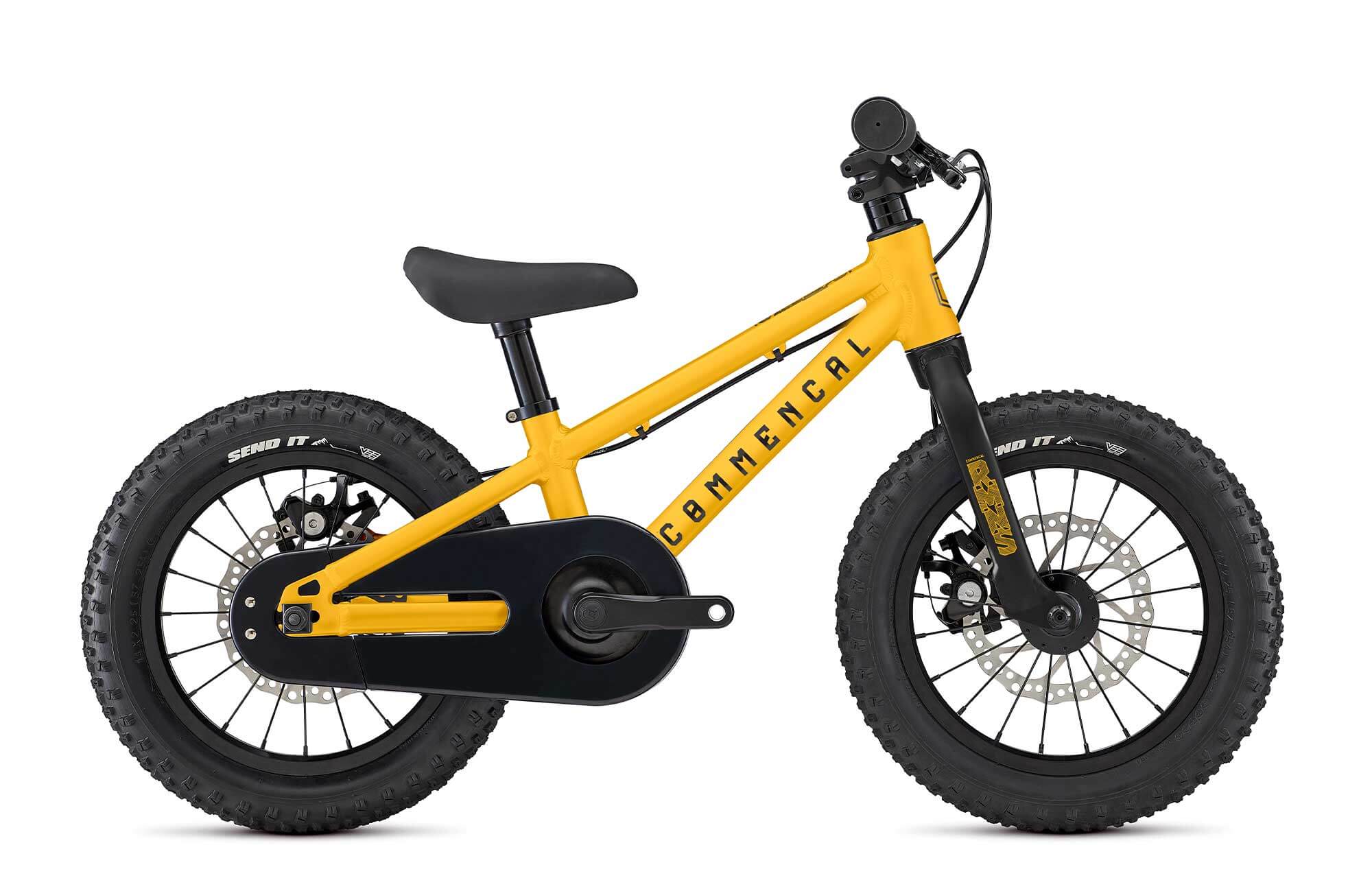 Bicicleta cu pedale 14'' COMMENCAL RAMONES - PURE WHITE
