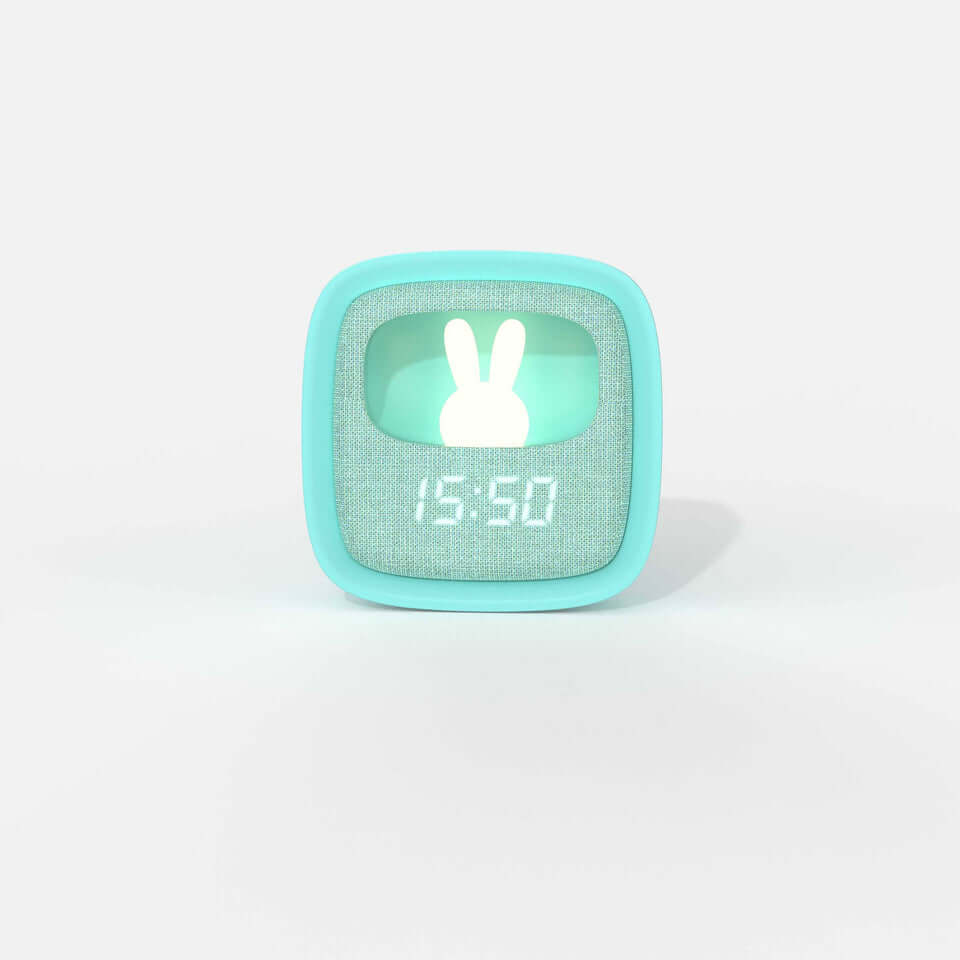 Ceas digital cu lampa integrata Billy MOB - Turquoise